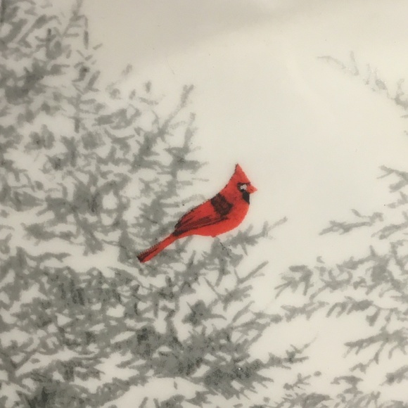 Tag ~ Winter Sketches Tree Platter ~ NWT - Picture 3 of 8